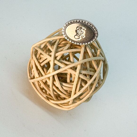 Vintage BRIAR Tie Clip Silver Tone Men Elegant Timeless Jr Oval - Picture 6 of 8